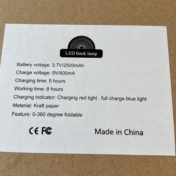 LED book lamp - Picture 8 of 8